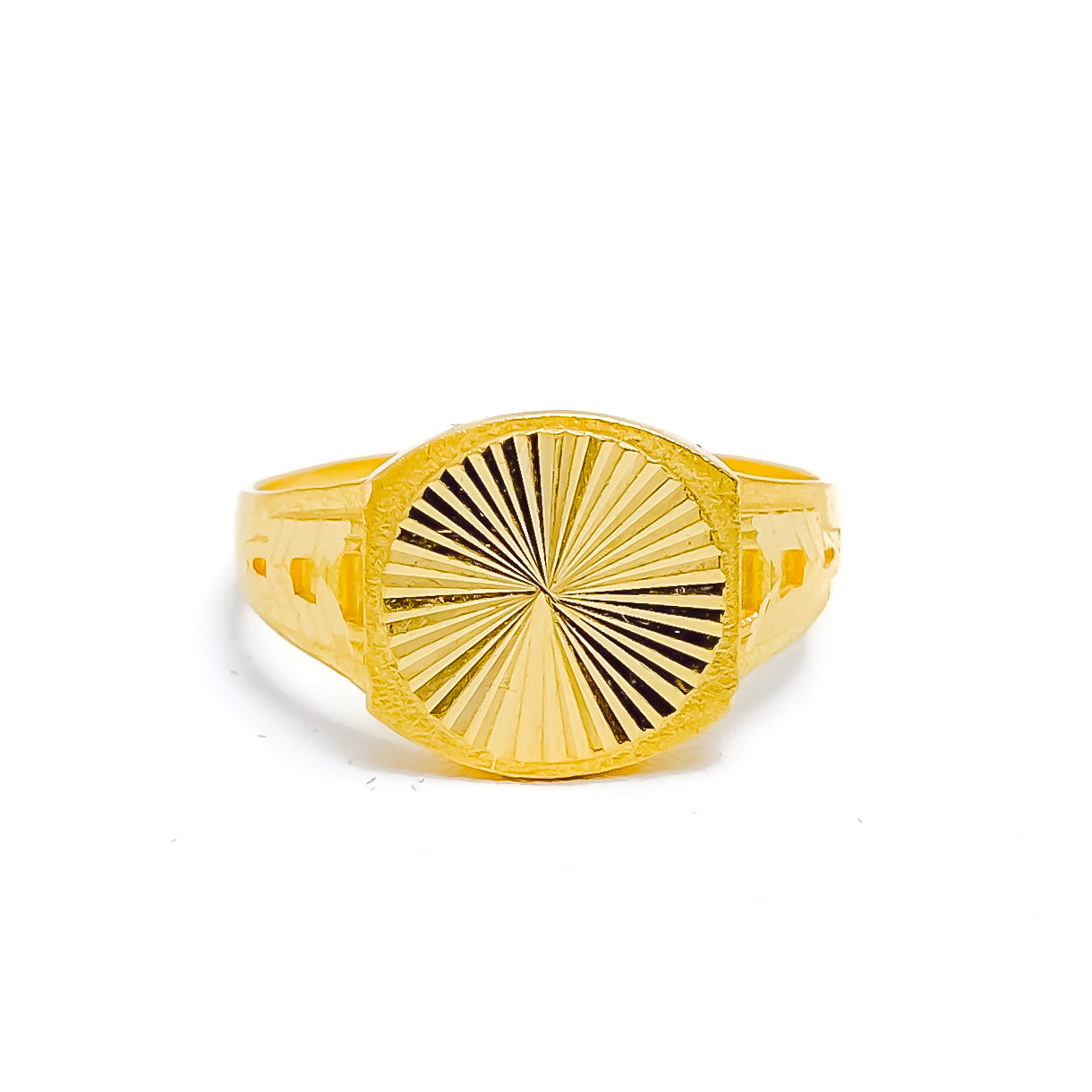 10K Yellow Gold 8mm Half Round Wedding Band Ring Size 5
